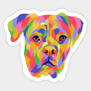 Dog Pop Art Sticker